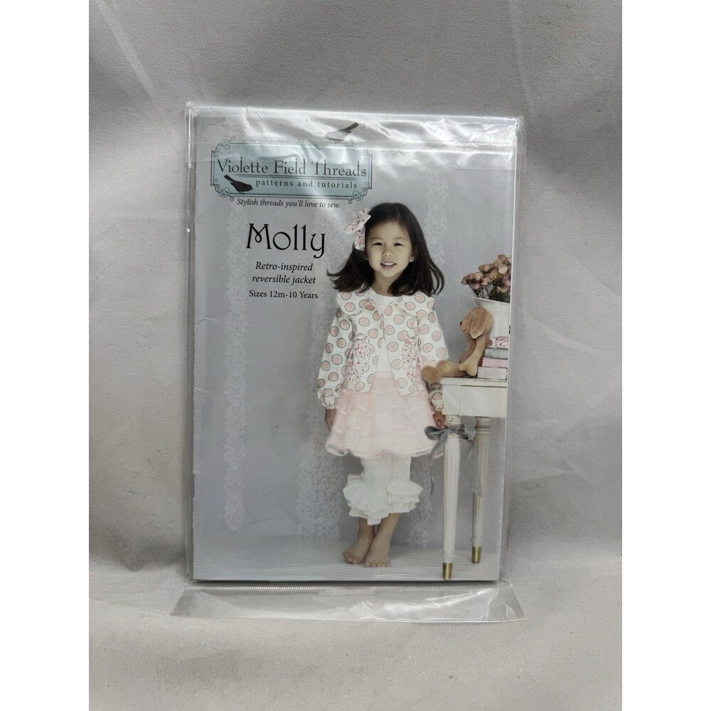 Violette Field Threads Molly Retro Reversible Jacket Pattern Sizes 12 m-10 yrs
